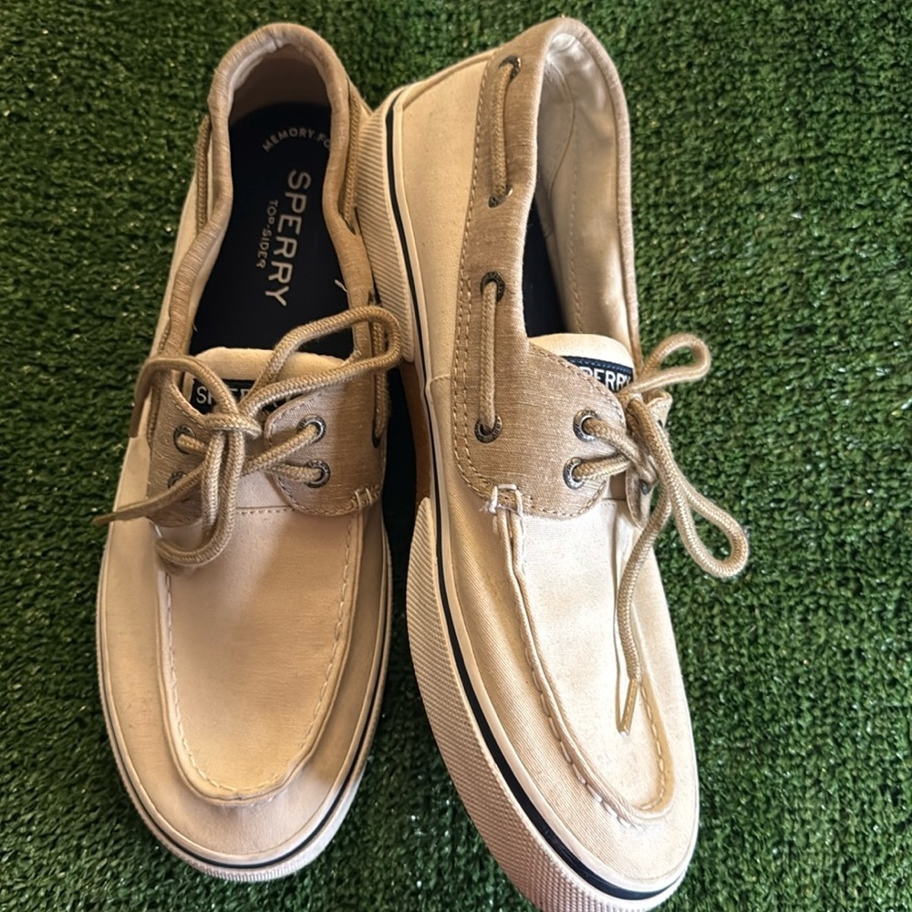 Men’s Sperry Top-Sider in Ice, Size 10.5 Memory Foam Casual Boat Shoes
